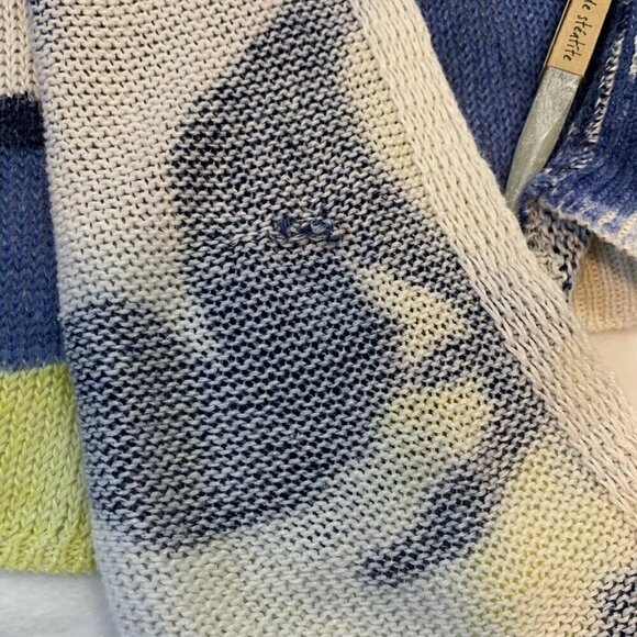 Chico's short sleeve linen cotton blend open front lightweight cardigan sweater - Picture 12 of 12